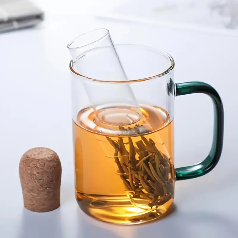 Tesil med korkpropp – Transparent