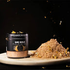 Saltblomma med 24K Ätbart Guld