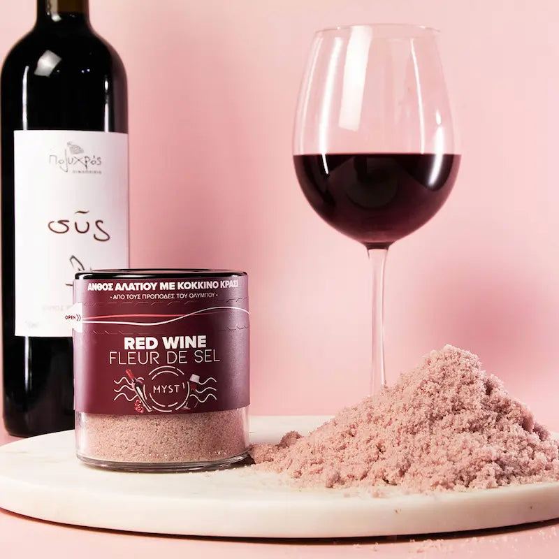 Saltblomma med Rött Vin