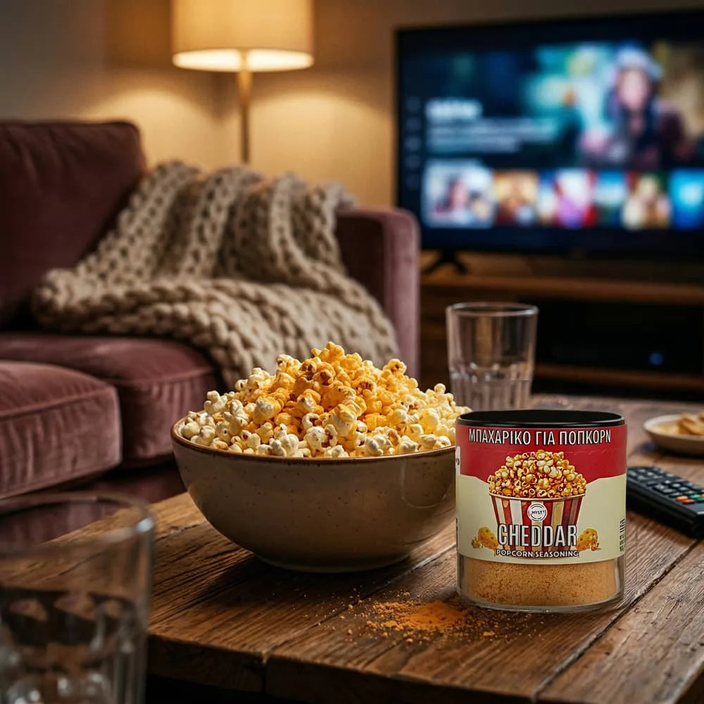 Kryddblandning för popcorn med ostsmak