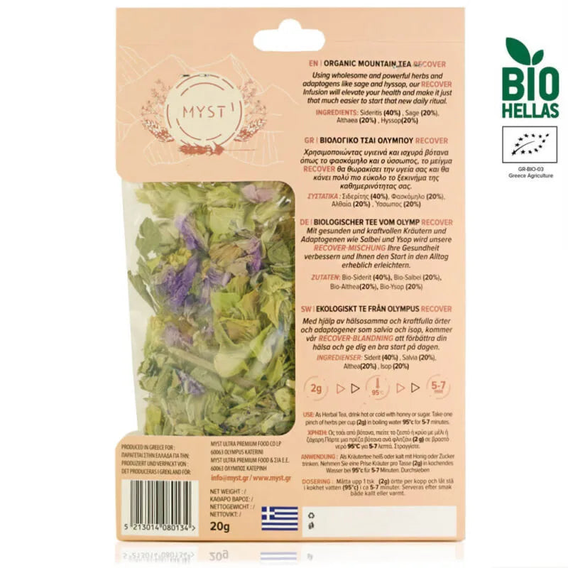 Ekologisk blandning av Olympus örter | RECOVER BAG