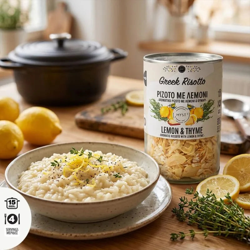 Risotto med citron & timjan