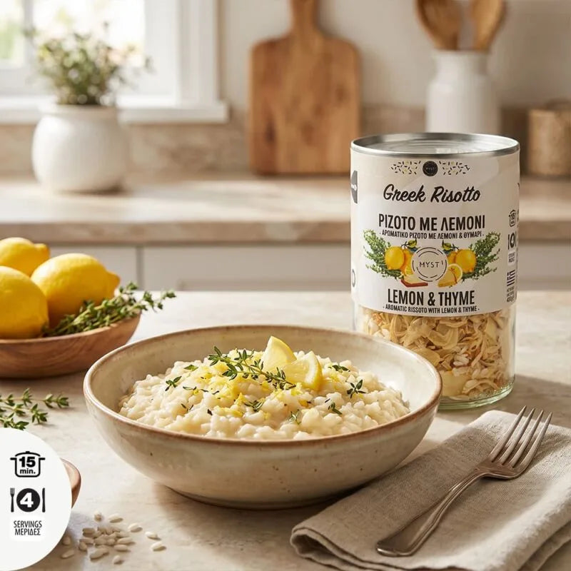 Risotto med citron och timjan