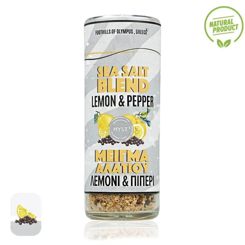 Havssalt Citron & Svartpeppar | Kvarn