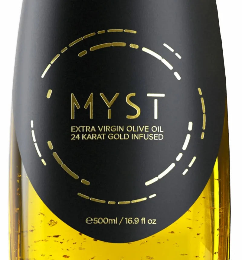 Extra Virgin Olivolja med 24K Guld