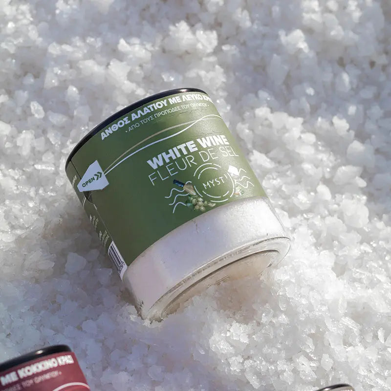 Saltblomma med Vitt Vin